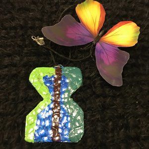 Reversible Unique Vintage Rare One of a Kind Handmade Necklace